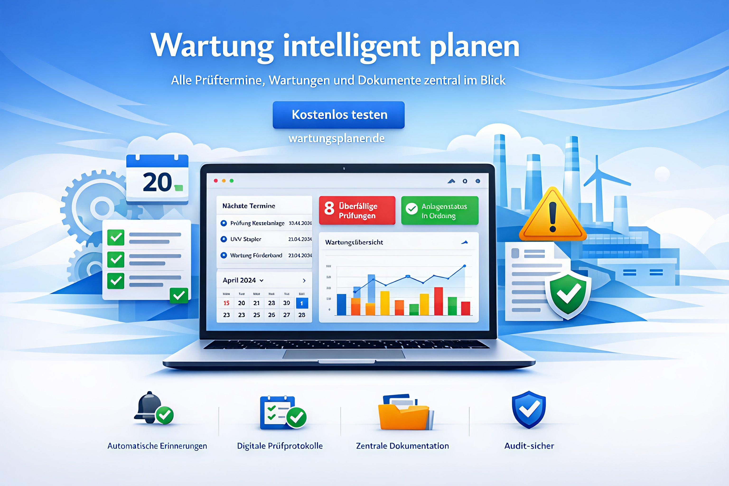 Arbeitsschutz Arbeitssicherheit Software, Wartungsplaner 195�