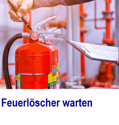 Wartung von Feuerlschern nicht vergesen Wartung, Feuerlscher,  DIN 14406-4, Sachkundiger, Druckbehlterverordnung